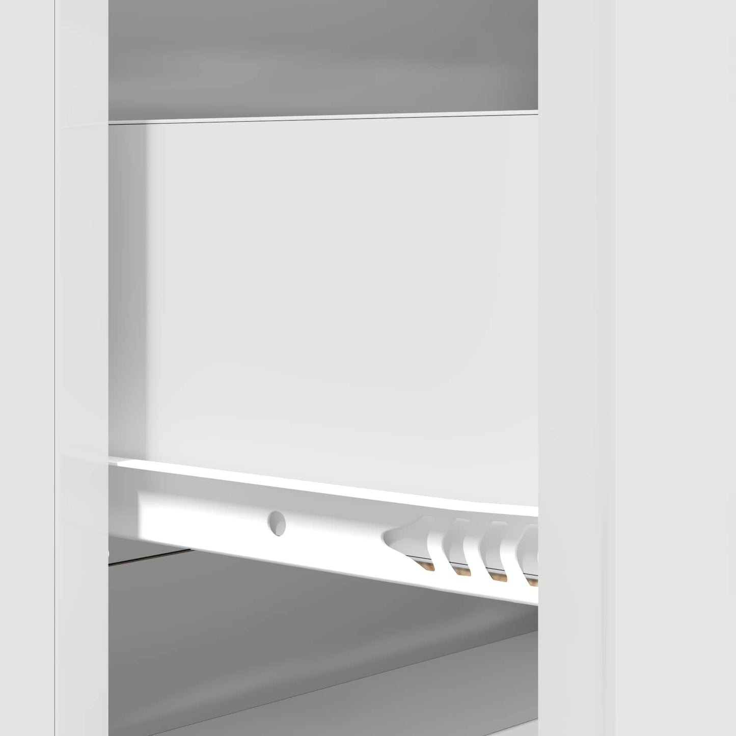 Drawer Cabinet High Gloss White 66 x 34.5 x 90 cm