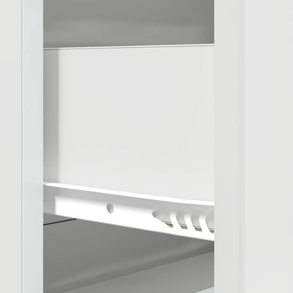 Drawer Cabinet High Gloss White 66 x 34.5 x 90 cm