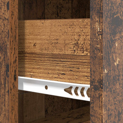 Drawer Cabinet Old Wood 66 x 34.5 x 90 cm Engineered Wood