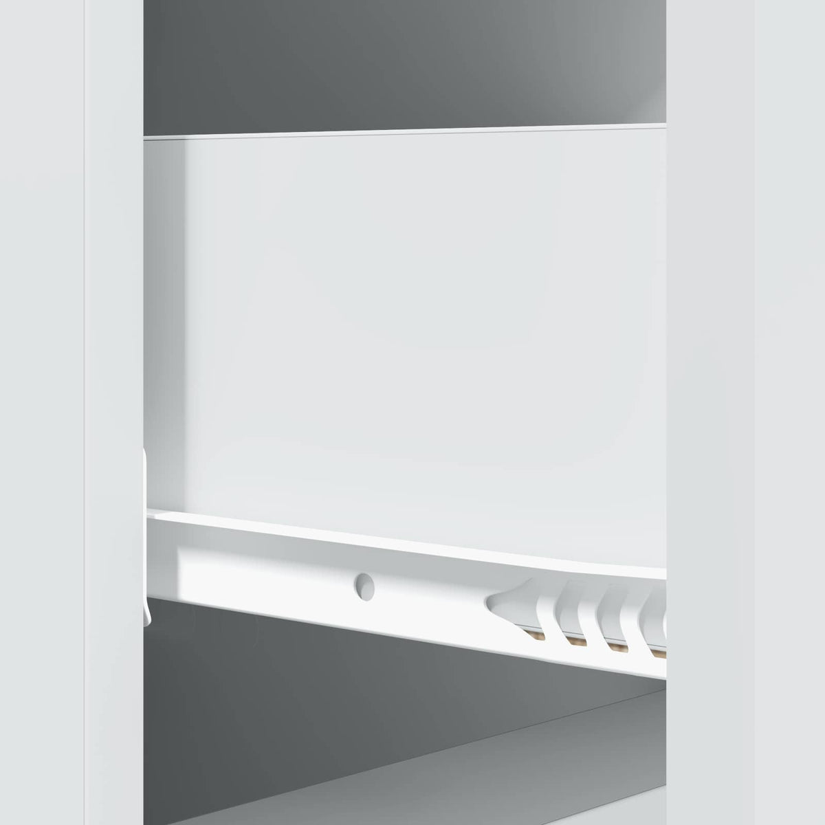 Drawer Cabinet White 33 x 34.5 x 90 cm Engineered Wood