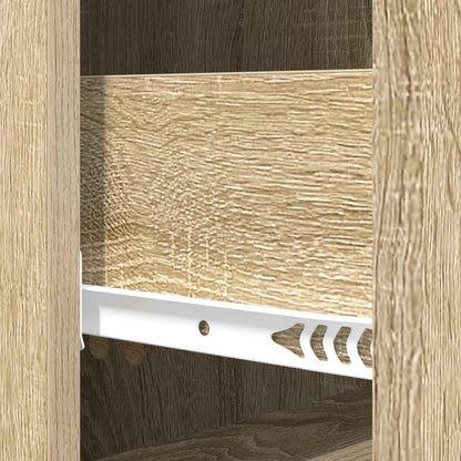 Drawer Cabinet 33 x 34.5 x 90 cm Engineered Wood Sonoma Oak