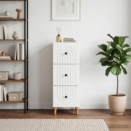 Drawer Cabinet 33 x 34.5 x 90 cm Engineered Wood