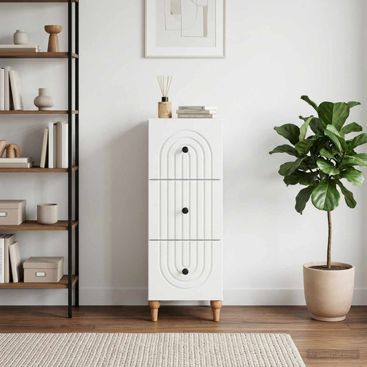 Drawer Cabinet 33 x 34.5 x 90 cm Engineered Wood