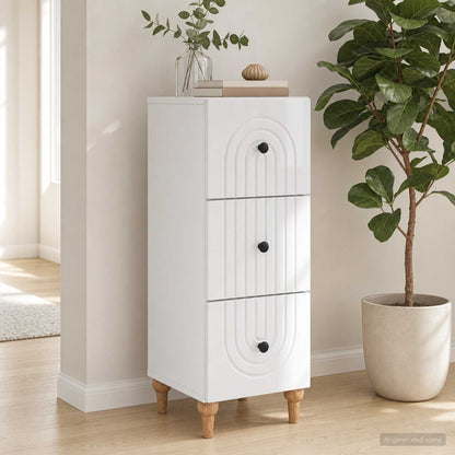 Drawer Cabinet 33 x 34.5 x 90 cm Engineered Wood