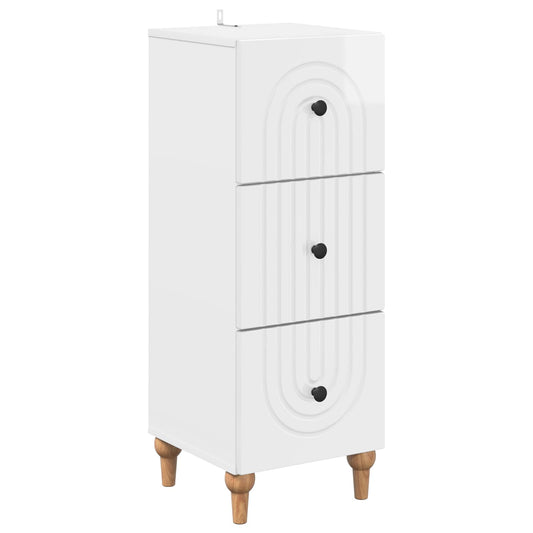 Drawer Cabinet 33 x 34.5 x 90 cm Engineered Wood