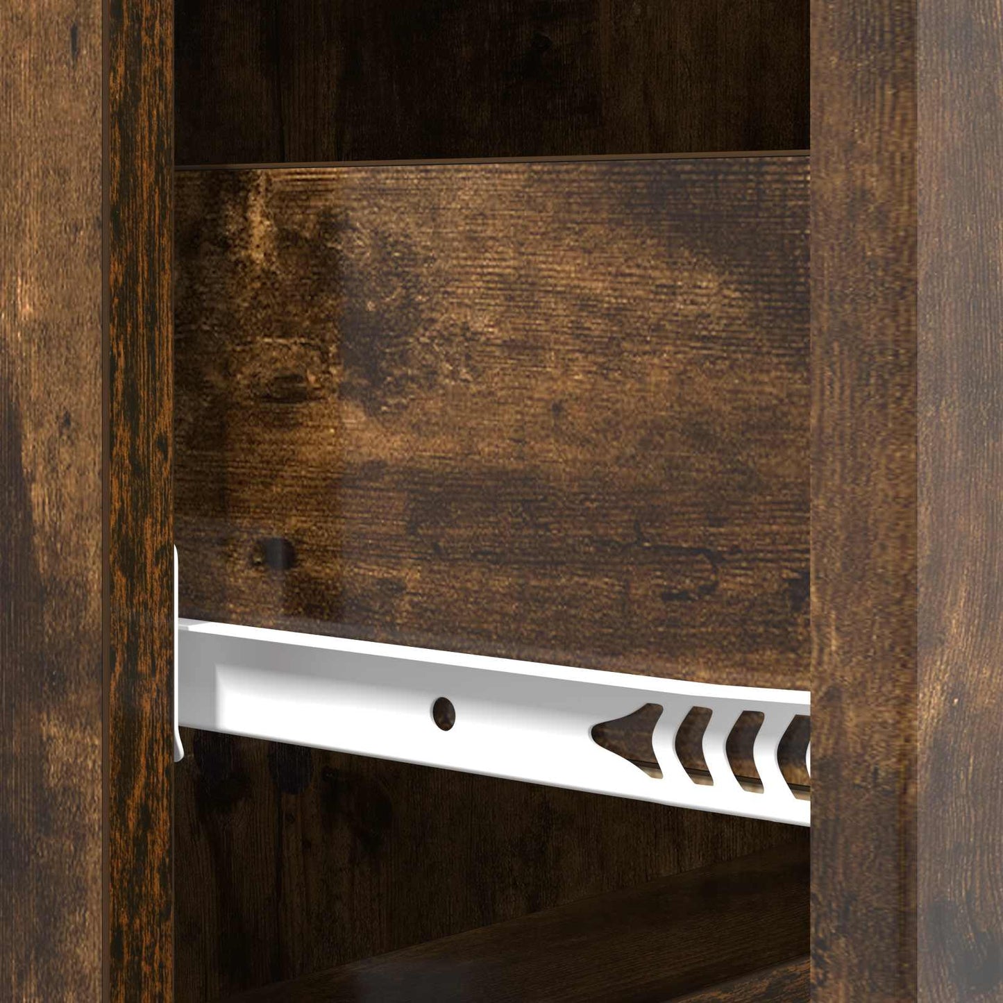 Drawer Cabinet 33 x 34.5 x 90 cm Engineered Wood Smoked Oak
