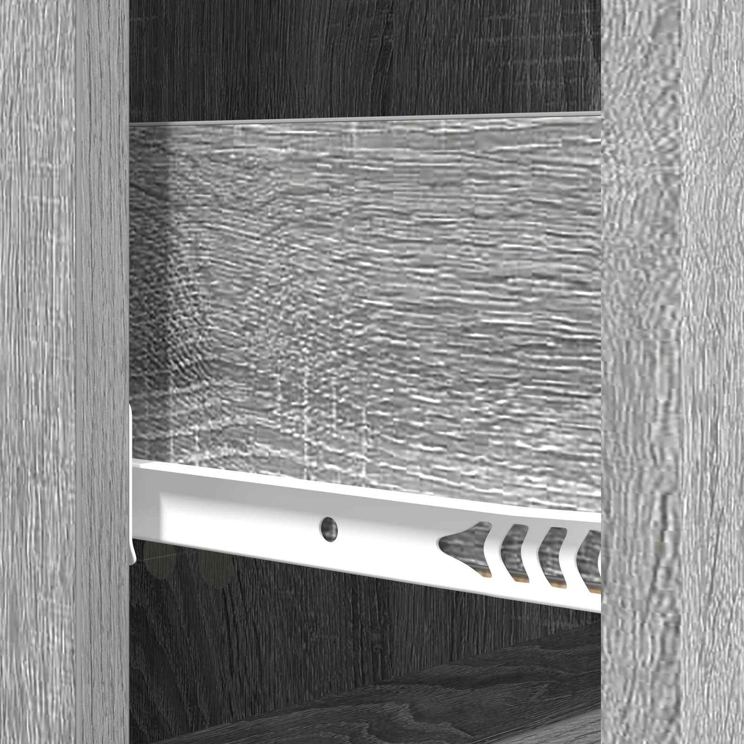 Drawer Cabinet 33 x 34.5 x 90 cm Engineered Wood Grey Sonoma