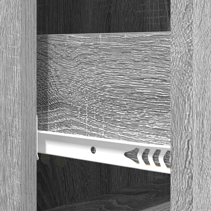 Drawer Cabinet 33 x 34.5 x 90 cm Engineered Wood Grey Sonoma