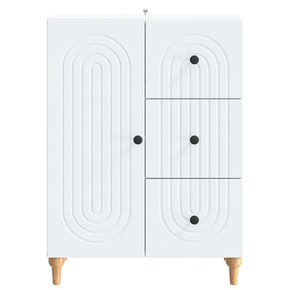 Sideboard White 66 x 34.5 x 90 cm Engineered Wood