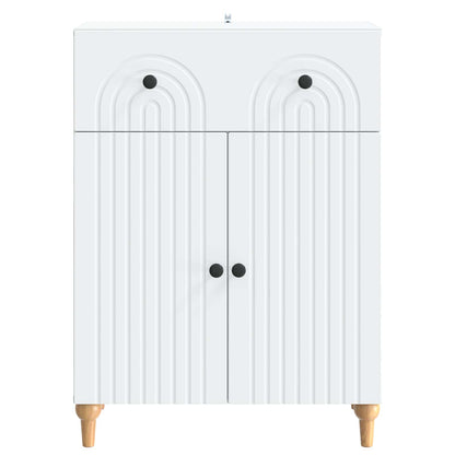 Sideboard White 66 x 34.5 x 90 cm Engineered Wood
