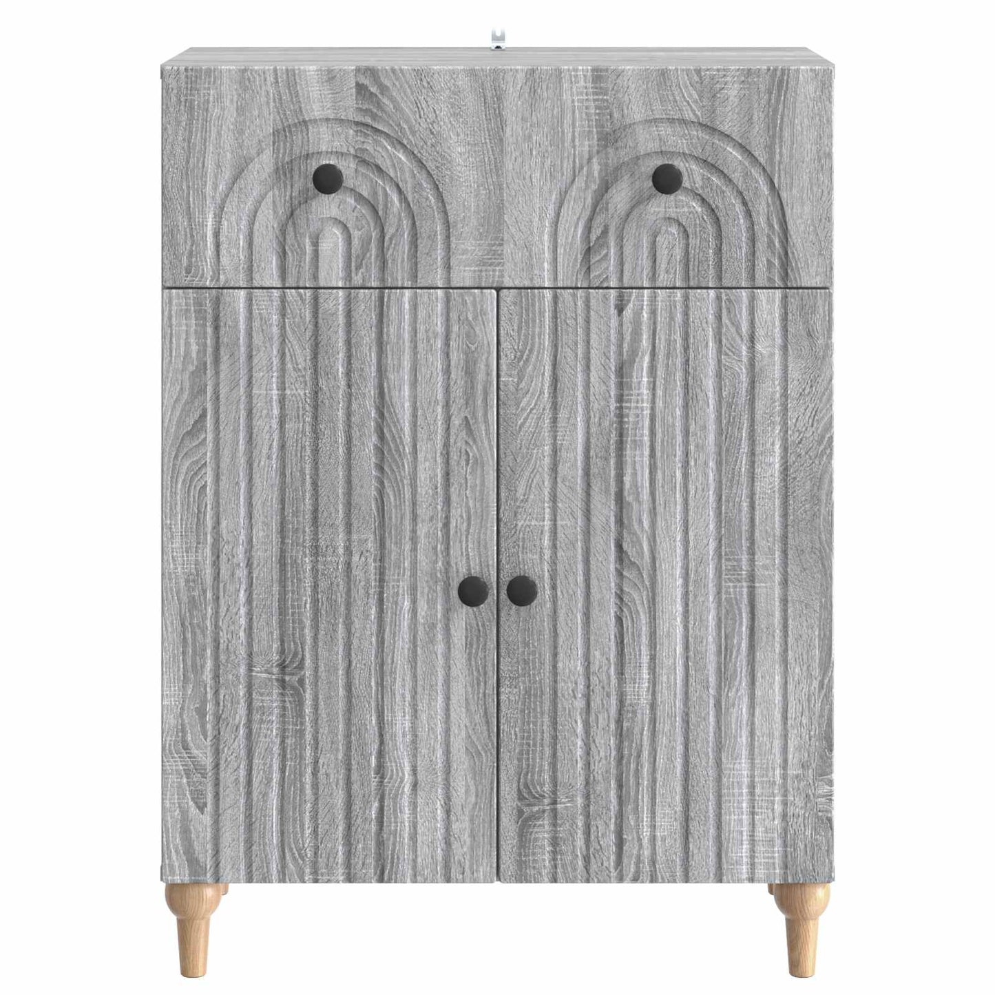 Sideboard Grey Sonoma 66 x 34.5 x 90 cm Engineered Wood