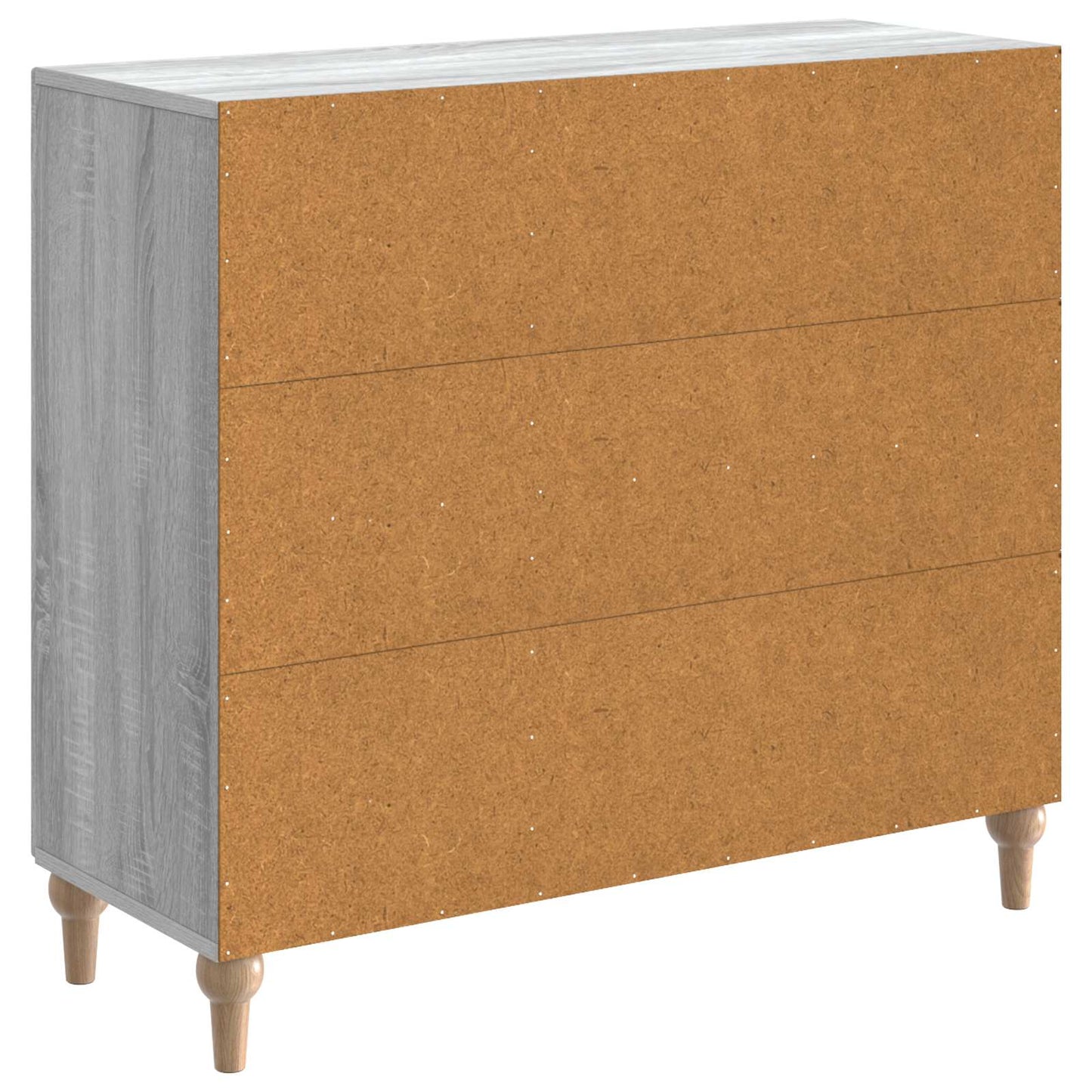 Sideboard Grey Sonoma 89 x 34.5 x 80 cm Engineered Wood