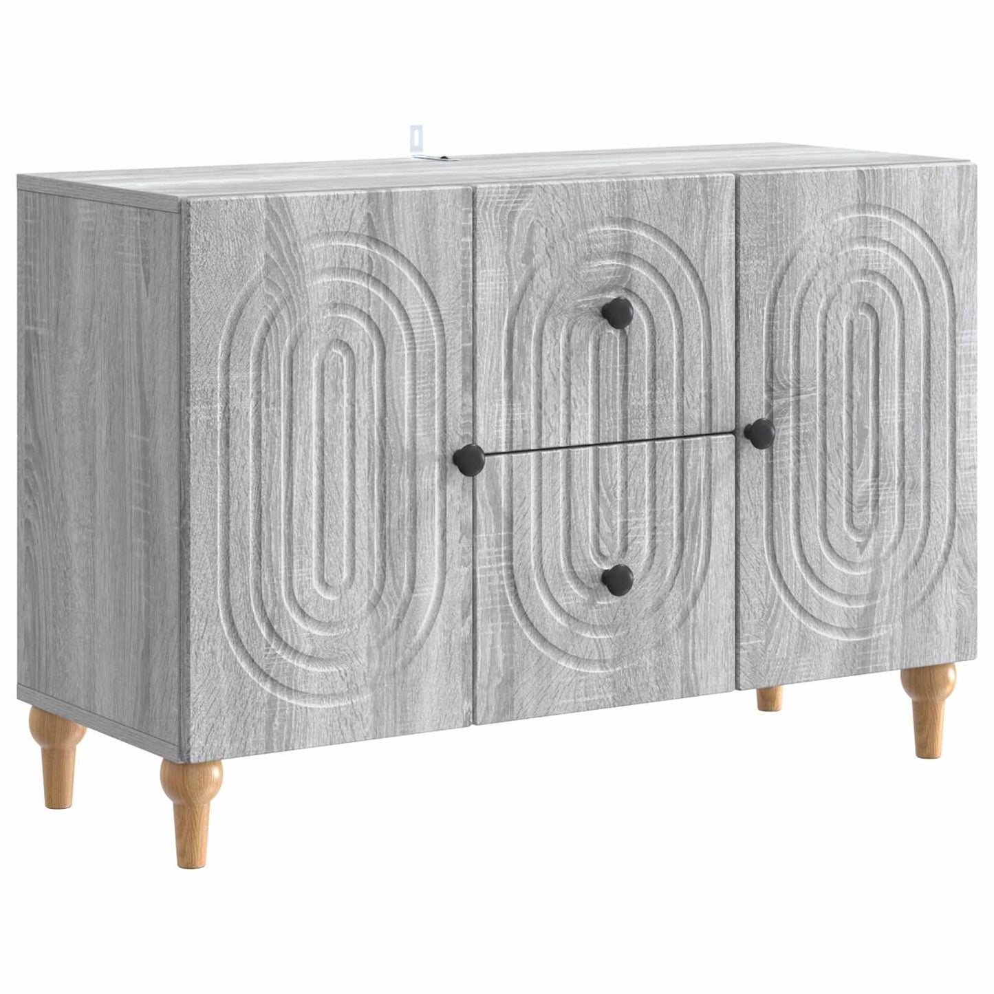 TV Cabinet Grey Sonoma 89 x 34.5 x 60 cm Engineered Wood