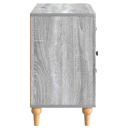 TV Cabinet Grey Sonoma 89 x 34.5 x 60 cm Engineered Wood