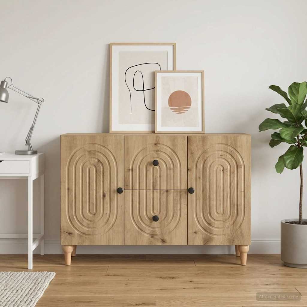 TV Cabinet Artisan Oak 89 x 34.5 x 60 cm Engineered Wood