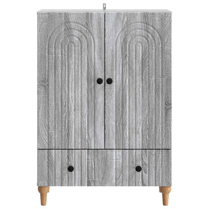 Sideboard Grey Sonoma 66 x 34.5 x 95 cm Engineered Wood