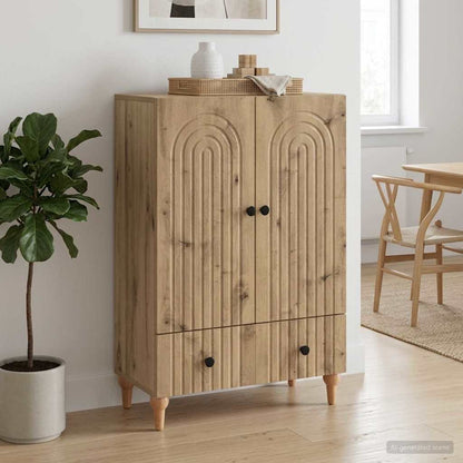 Sideboard Artisan Oak 66 x 34.5 x 95 cm Engineered Wood