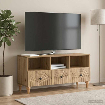 TV Cabinet 102 x 34.5 x 50 cm Artisan Oak Engineered Wood