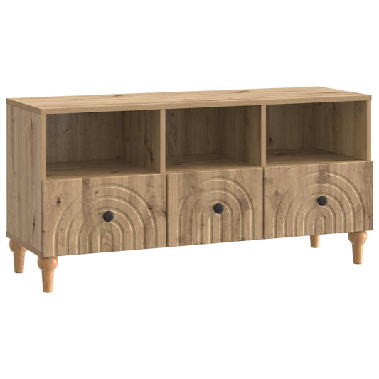 TV Cabinet 102 x 34.5 x 50 cm Artisan Oak Engineered Wood