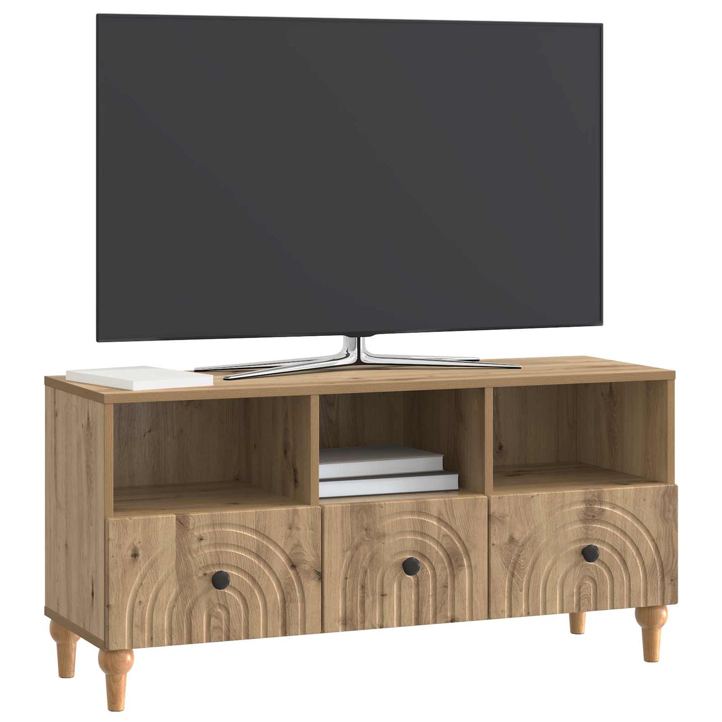 TV Cabinet 102 x 34.5 x 50 cm Artisan Oak Engineered Wood