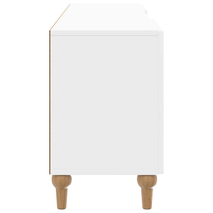 TV Cabinet High Gloss White 150 x 31 x 50 cm Engineered Wood