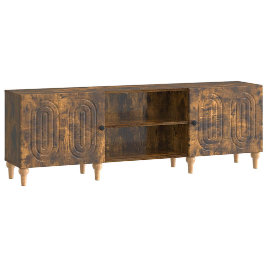 TV Cabinet 150 x 31 x 50 cm Smoked Oak Engineered Wood