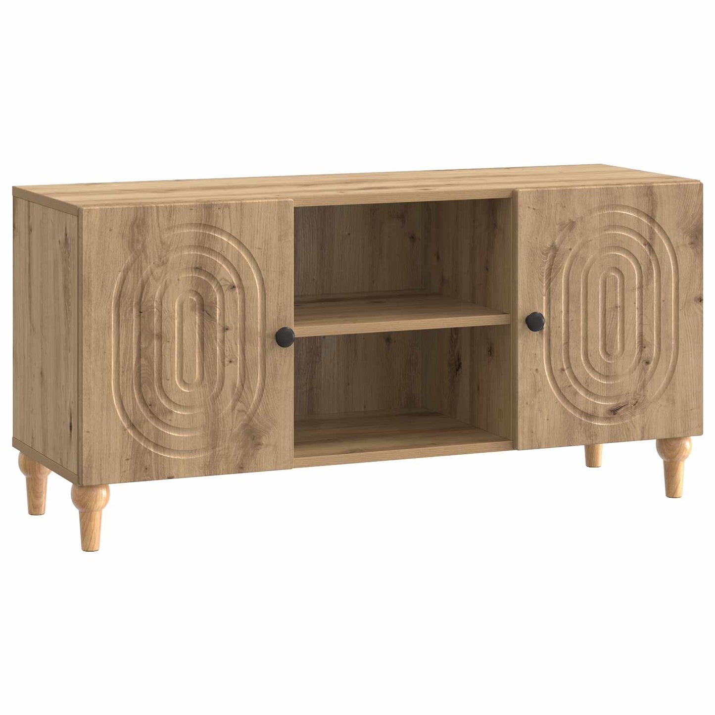 TV Cabinet 102 x 34.5 x 50 cm Artisan Oak Engineered Wood