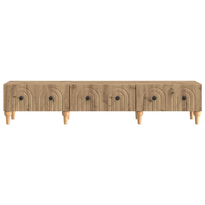 TV Cabinet 147 x 34.5 x 30 cm Artisan Oak Engineered Wood