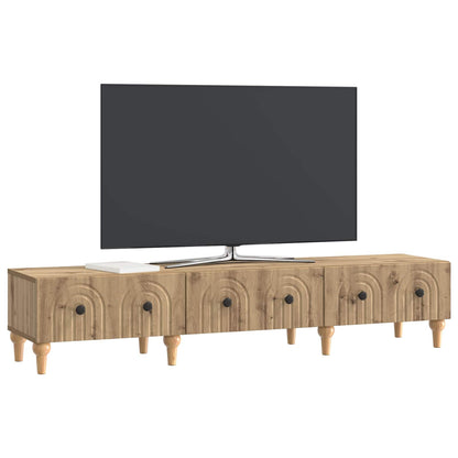 TV Cabinet 147 x 34.5 x 30 cm Artisan Oak Engineered Wood