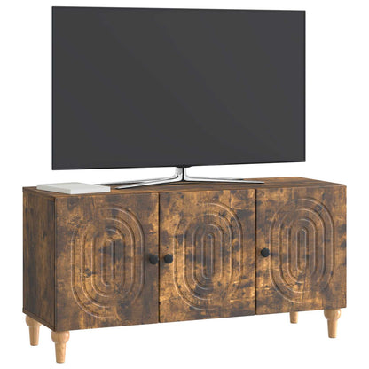 TV Cabinet Smoked Oak 99 x 34.5 x 50 cm Engineered Wood