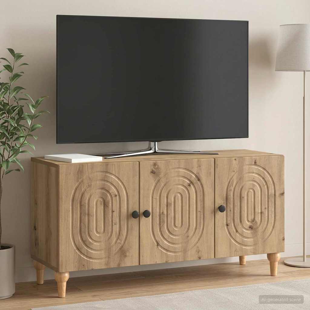TV Cabinet 99 x 34.5 x 50 cm Artisan Oak Engineered Wood