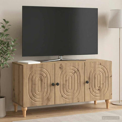 TV Cabinet 99 x 34.5 x 50 cm Artisan Oak Engineered Wood