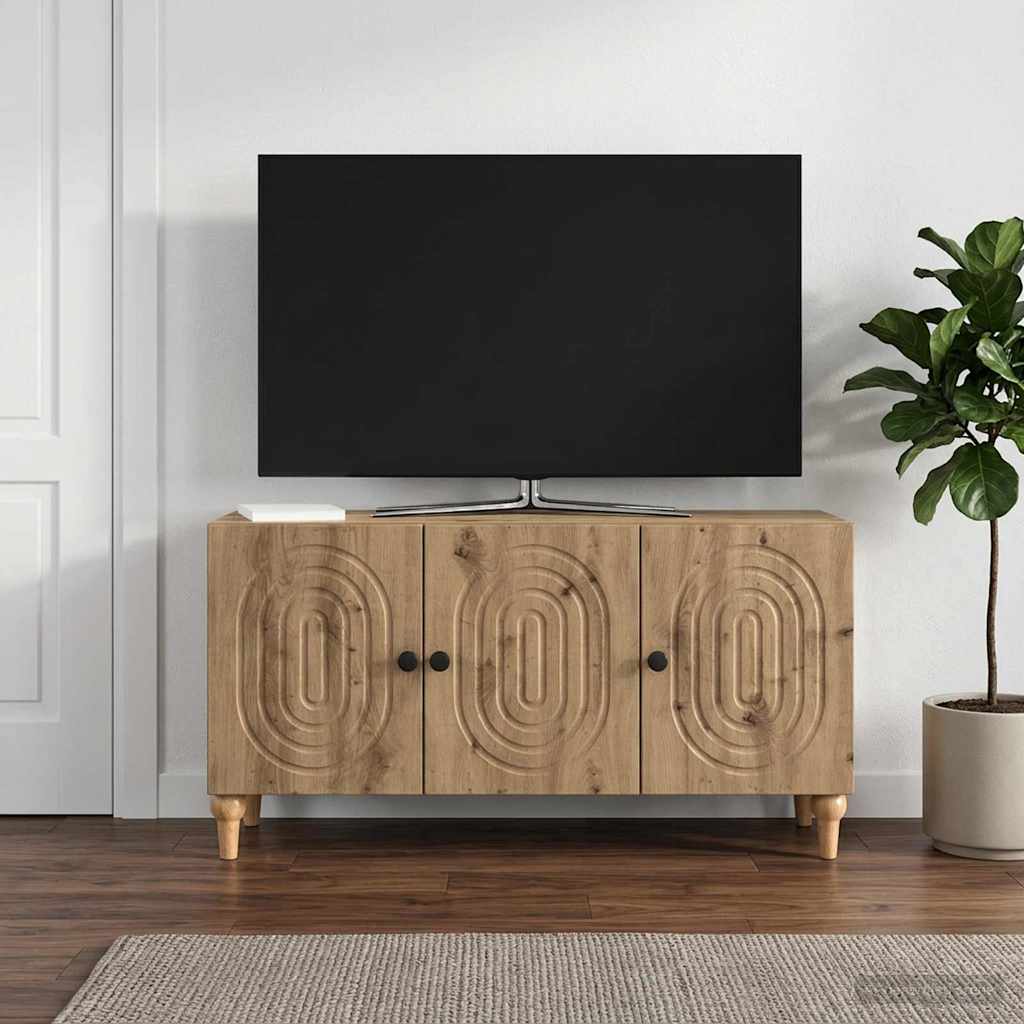TV Cabinet 99 x 34.5 x 50 cm Artisan Oak Engineered Wood