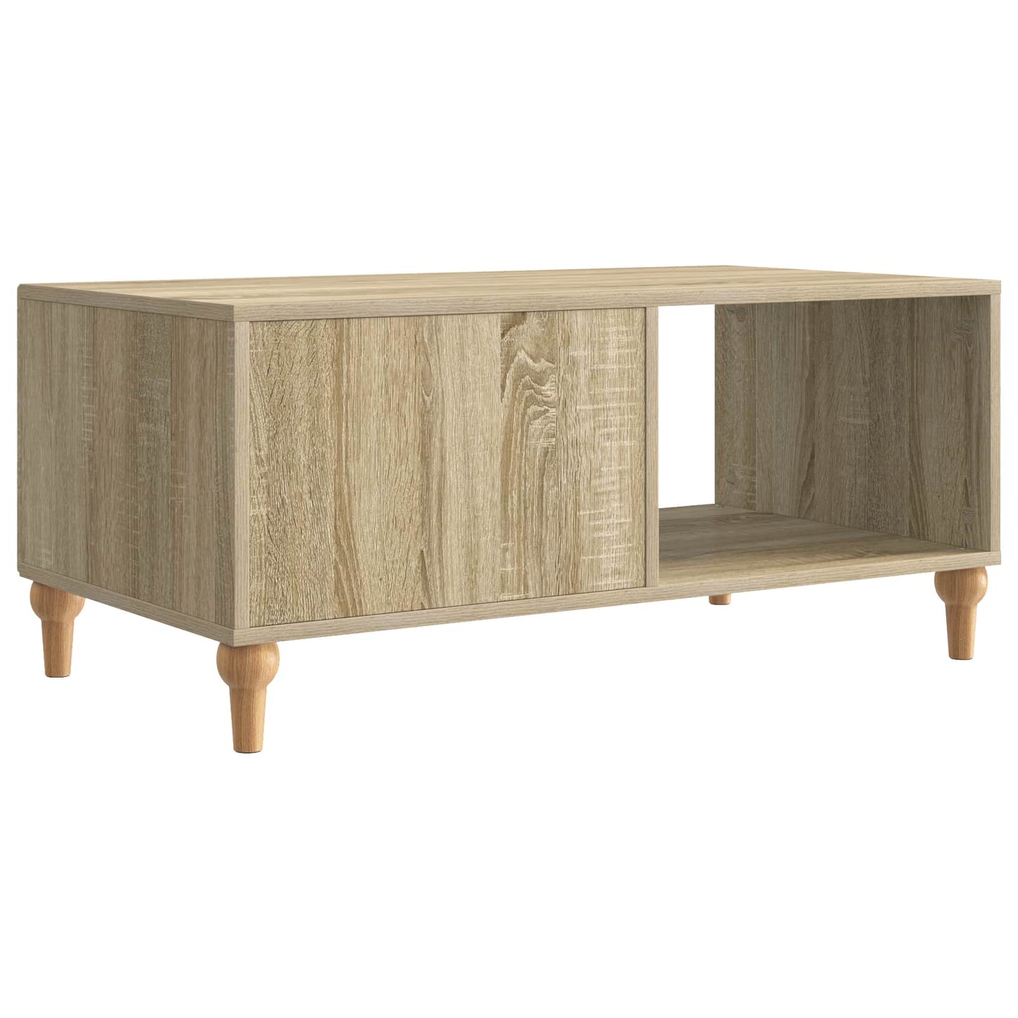 Coffee Table Sonoma Oak 90 x 50 x 40 cm Engineered Wood