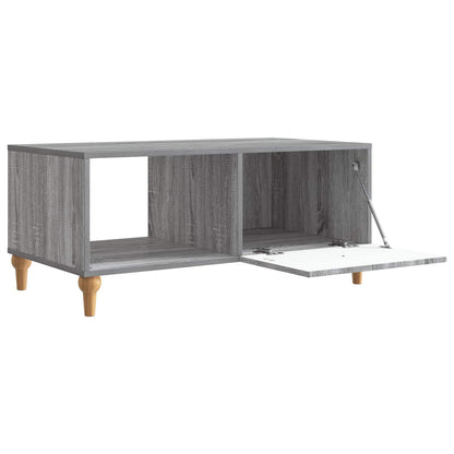 Coffee Table Grey Sonoma 90 x 50 x 40 cm Engineered Wood