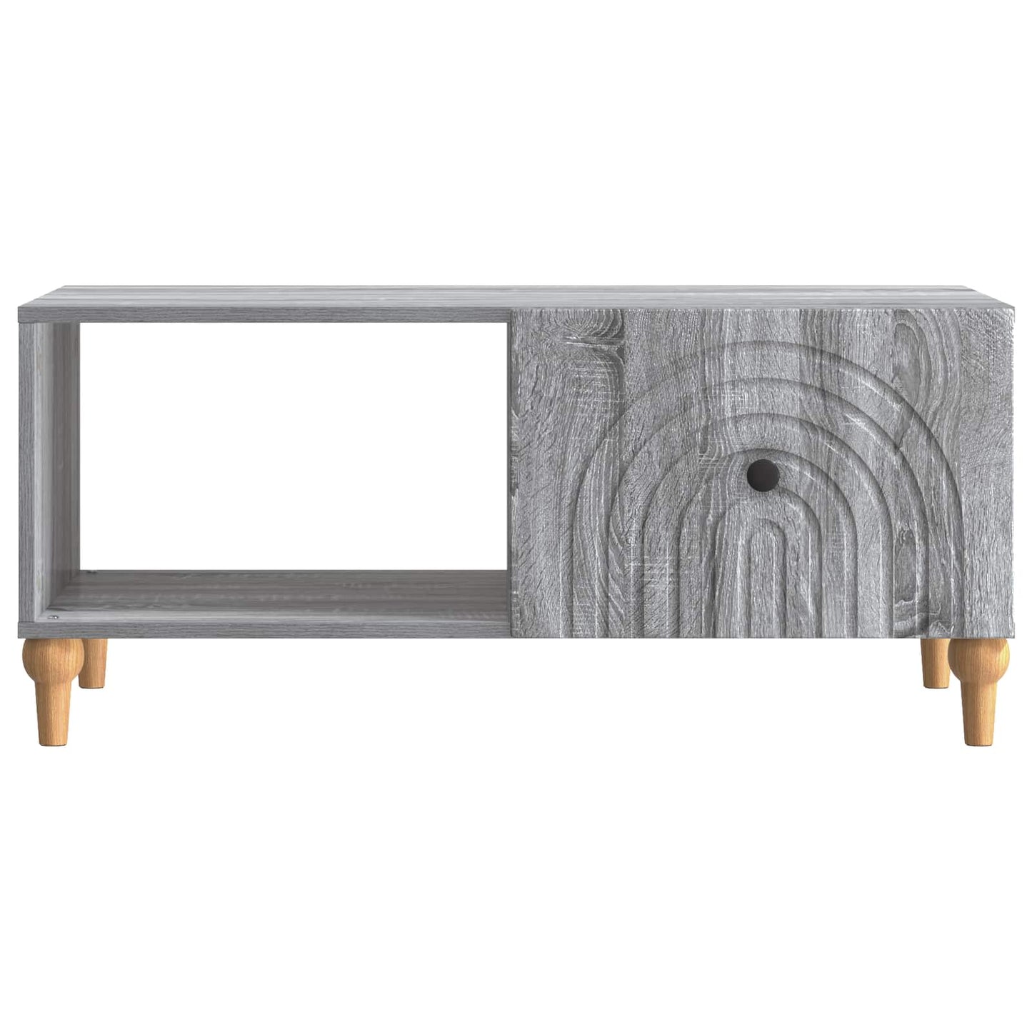 Coffee Table Grey Sonoma 90 x 50 x 40 cm Engineered Wood
