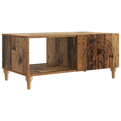 Coffee Table Old Wood 90 x 50 x 40 cm Engineered Wood