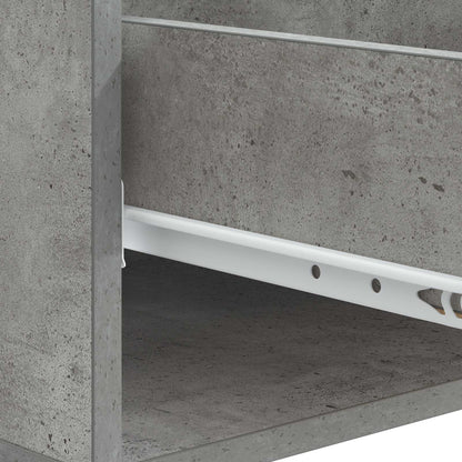 Coffee Table Concrete Grey 49 x 50 x 40 cm Engineered Wood