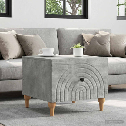 Coffee Table Concrete Grey 49 x 50 x 40 cm Engineered Wood