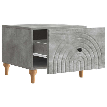 Coffee Table Concrete Grey 49 x 50 x 40 cm Engineered Wood