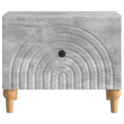 Coffee Table Concrete Grey 49 x 50 x 40 cm Engineered Wood