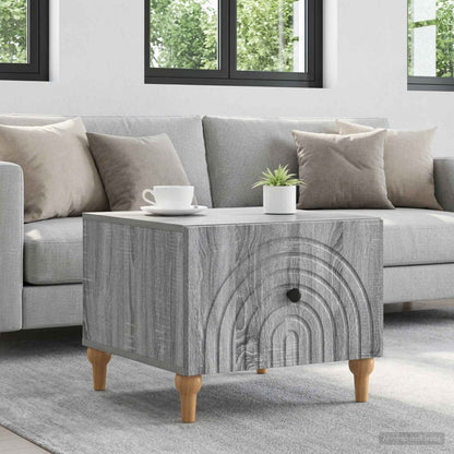 Coffee Table Grey Sonoma 49 x 50 x 40 cm Engineered Wood