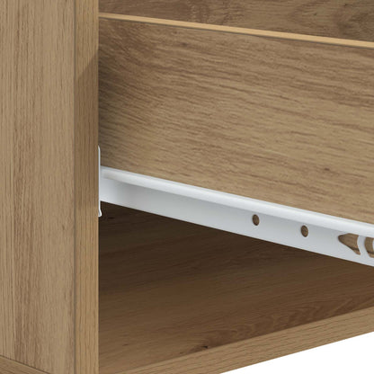 Coffee Table Artisan Oak 49 x 50 x 40 cm Engineered Wood