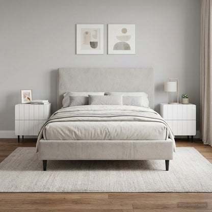 Bedside Cabinet 2 pcs High Gloss White 43 x 34.5 x 49.5 cm