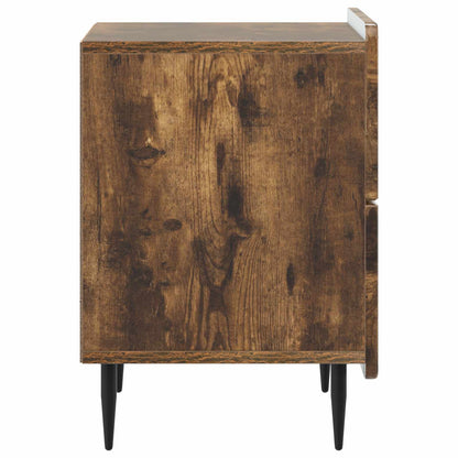 Bedside Cabinet Smoked Oak 43 x 34.5 x 49.5 cm Engineered Wood