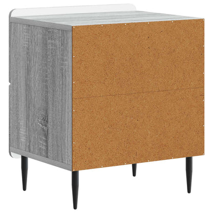 Bedside Cabinet 2 pcs Grey Sonoma 43 x 34.5 x 49.5 cm