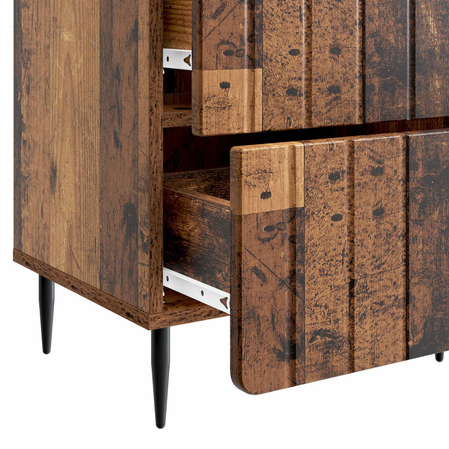 Bedside Cabinet Old Wood 43 x 34.5 x 49.5 cm Engineered Wood