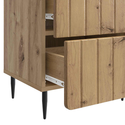 Bedside Cabinet 2 pcs Artisan Oak 43 x 34.5 x 49.5 cm