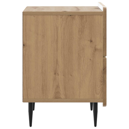 Bedside Cabinet 2 pcs Artisan Oak 43 x 34.5 x 49.5 cm