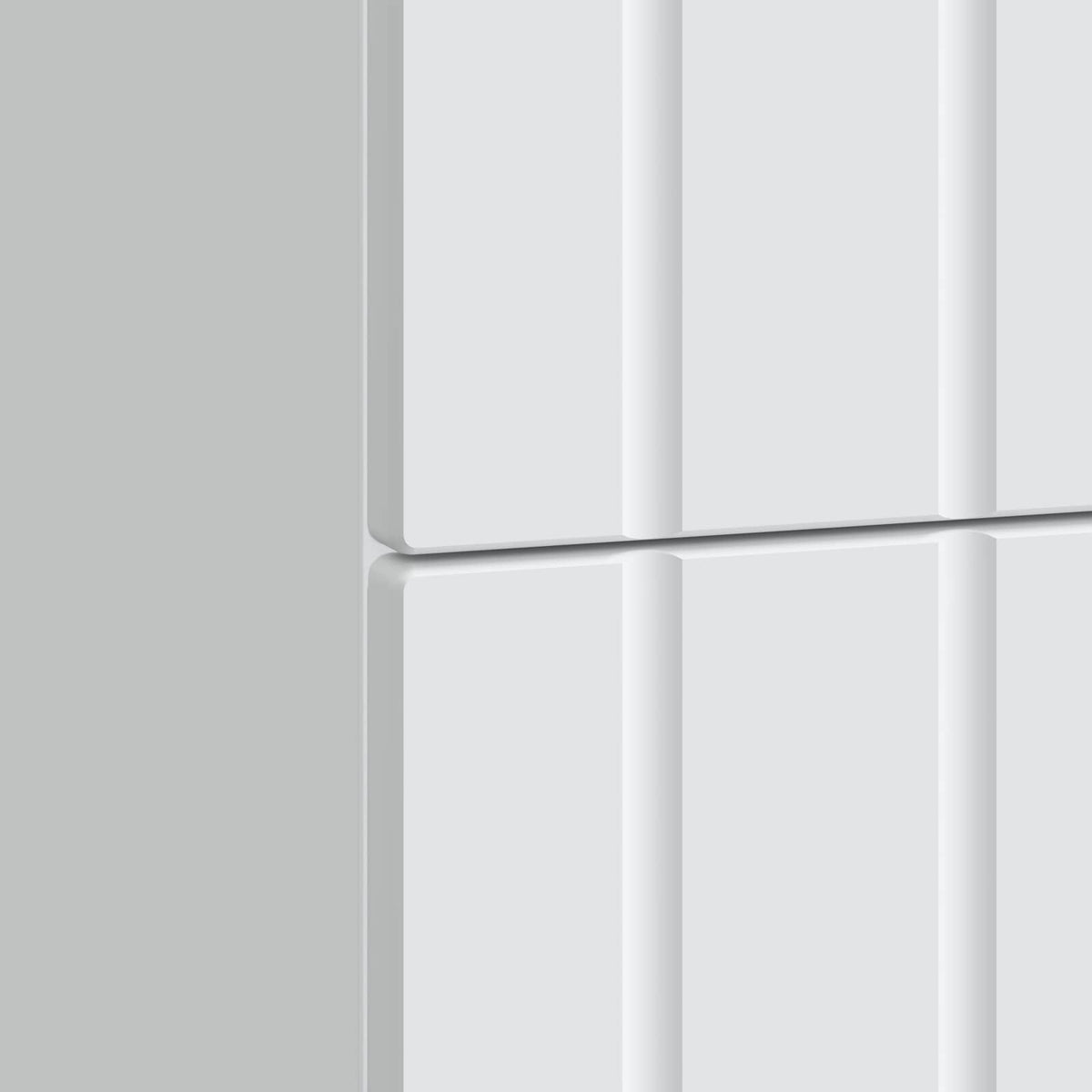 Bedside Cabinet White 62 x 34.5 x 49.5 cm Engineered Wood